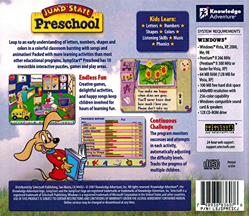 Jump Start Preschool from KNOWLEDGE ADVENTURE