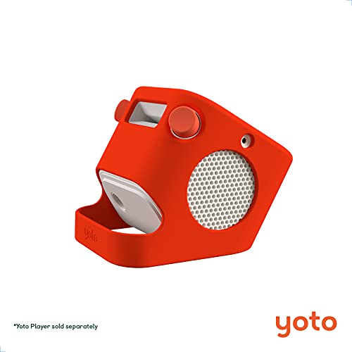 Yoto Player Adventure Jacket in Tambourine Red â Protective Sleeve Case Carrier for Kids Yoto Player, Silicone Skin Cover with Easy-to-Carry Handle, Accessory Gift for Children Boys Girls by YOTO
