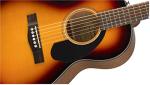 Fender CP-60S Parlor Acoustic Guitar Bundle for Kids
