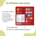 French Nursery Rhymes Sound Book for Toddlers