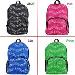Musical Notes Backpack for Kids - Stylish Bookbag