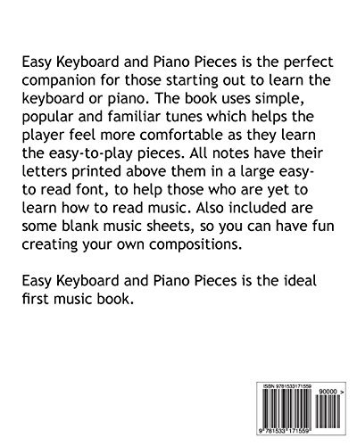 Easy Keyboard and Piano Pieces: 30 Easy-to-play Pieces for Beginners by CreateSpace Independent Publishing Platform
