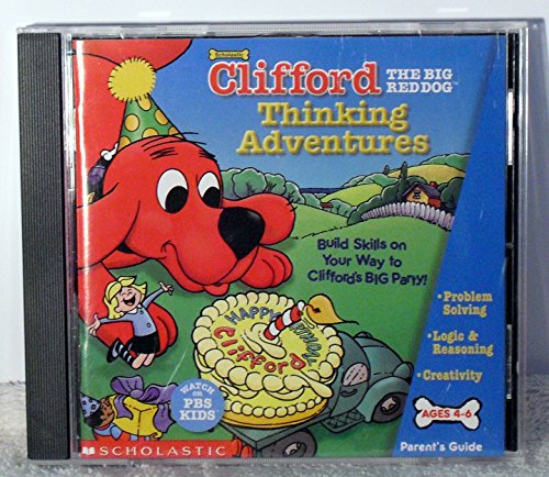 Clifford The Big Red Dog Thinking Adventures CD-ROM Parent's Guide Ages 4-6 from Scholastic