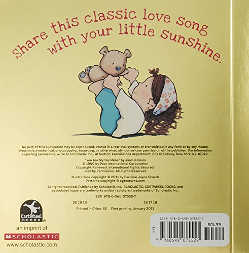 You Are My Sunshine (Caroline Jayne Church) from Cartwheel Books