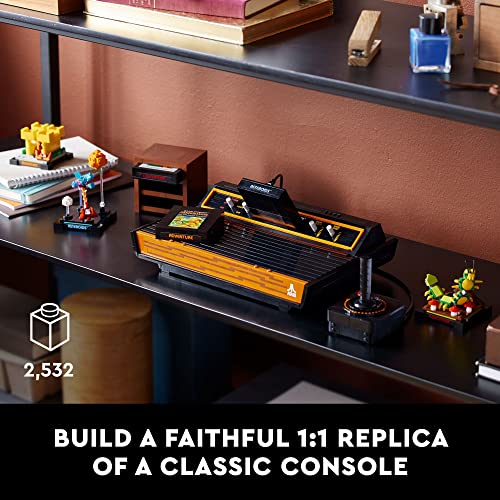 LEGO Icons Atari 2600 10306 Model Building Kit for Adults with Retro Video Game Console and Gaming Cartridge Replicas, Nostalgic 80s Gift for Gamers from LEGO