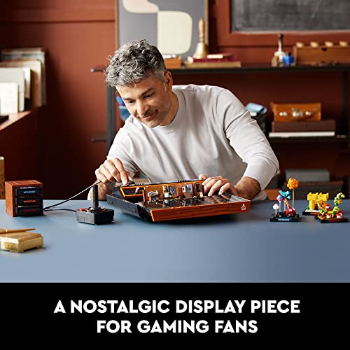 LEGO Icons Atari 2600 10306 Model Building Kit for Adults with Retro Video Game Console and Gaming Cartridge Replicas, Nostalgic 80s Gift for Gamers from LEGO