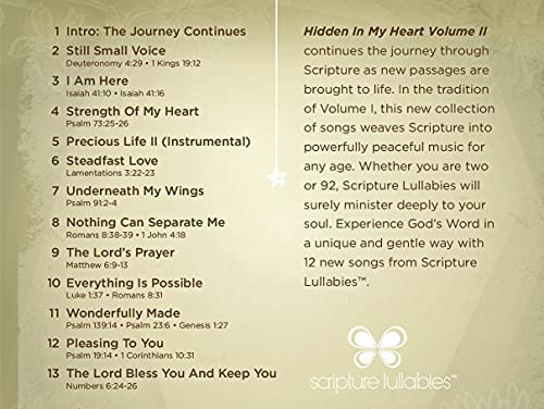 Hidden In My Heart, Volume II, A Lullaby Journey Through Scripture from BreakAway Music