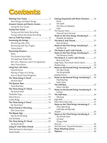 Alfred's Kid's Guitar Course 1: The Easiest Guitar Method Ever! (Book & Online Audio)