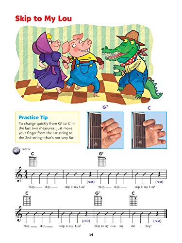 Alfred's Kid's Guitar Course 1: The Easiest Guitar Method Ever! (Book & Online Audio)