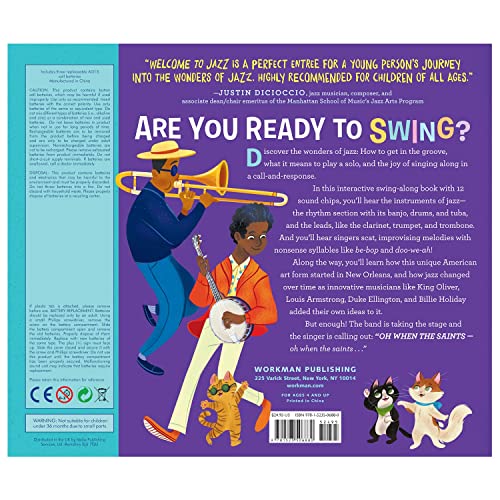 Welcome to Jazz: A Swing-Along Celebration of Americaâs Music, Featuring âWhen the Saints Go Marching Inâ from Workman Publishing Company