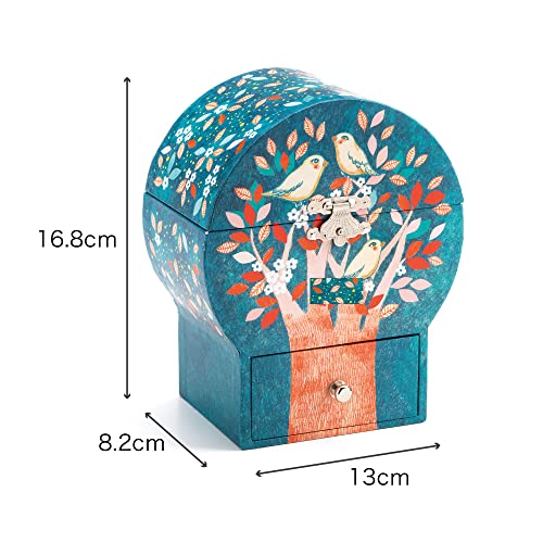 DJECO Night Singing Wood Treasure Box by DJECO