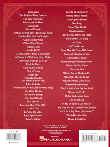 The Disney Collection (Easy Piano Series) by Hal Leonard