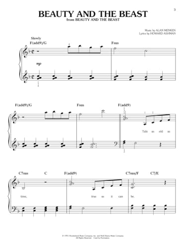The Disney Collection (Easy Piano Series) by Hal Leonard