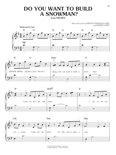 The Disney Collection (Easy Piano Series) by Hal Leonard