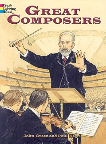 Great Composers (Dover History Coloring Book)