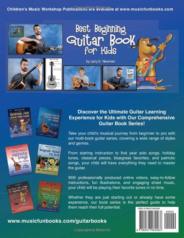 Best Beginning Guitar Book for Kids: Easy learn how to play guitar method made simple for beginner students and children of all ages with essential ... and more (Guitar Books by Music Fun Books) from Independently published