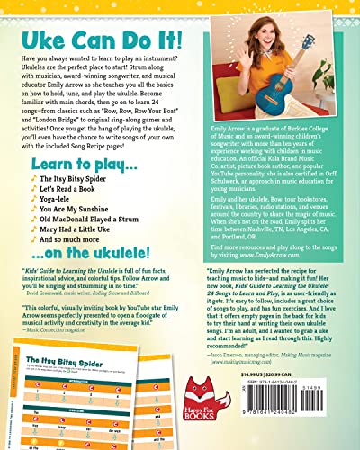 Kids' Guide to Learning the Ukulele: 24 Songs to Learn and Play (Happy Fox Books) Introduction to the Uke for Children, with Basic Instructions, Tuning, Chords, Games, Activities, Fun Facts, and More from Happy Fox Books
