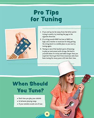 Kids' Guide to Learning the Ukulele: 24 Songs to Learn and Play (Happy Fox Books) Introduction to the Uke for Children, with Basic Instructions, Tuning, Chords, Games, Activities, Fun Facts, and More from Happy Fox Books
