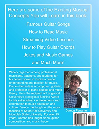 Guitar Book for Kids 5 & Up - Beginner Lessons: Learn to Play Famous Guitar Songs for Children, How to Read Music & Guitar Chords (Book & Streaming Videos) by Steeplechase Arts