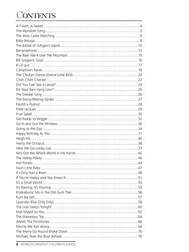 World's Greatest Children's Songs: 87 of the World's Most Popular and Best Loved Traditional and Contemporary Children's Songs by Alfred Music