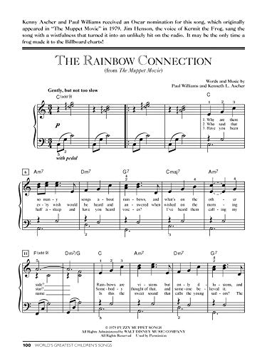 World's Greatest Children's Songs: 87 of the World's Most Popular and Best Loved Traditional and Contemporary Children's Songs by Alfred Music