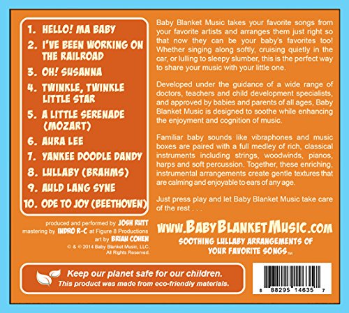 Baby Blanket Music Soothing Lullaby Music CD, Classic