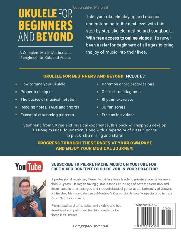 Ukulele for Beginners and Beyond: A Complete Music Method and Songbook for Kids and Adults (Beginner Ukulele Books) from Library and Archives Canada