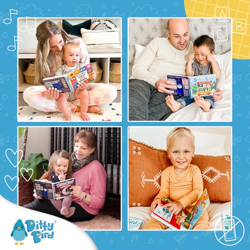 DITTY BIRD Baby Sound Books: Nursery Rhymes Musical Sound Book for Babies is The Perfect Toys for 1 Year Old boy and 1 Year Old Girl Gifts. Educational Childrens Books Ages 1-3 Award-Winning! Blue from MEMA Publishing LTD
