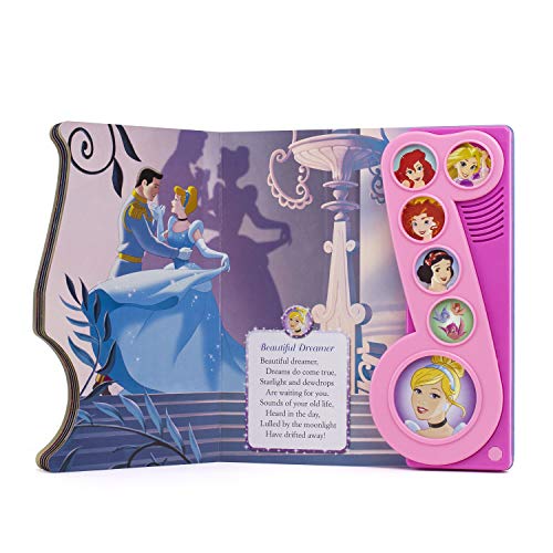 Little Music Note 6 Button Disney Princess (Play-a-Song)