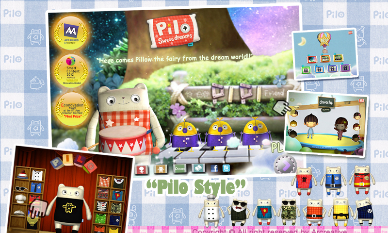 Pilo2:An Interactive Children's Story Book-3D Animation-Puzzle-Music Game by Arcreative Ltd, Co.