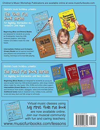 My First Violin Fun Book: including coloring & activity pages for ages 4 to 7 by CreateSpace Independent Publishing Platform