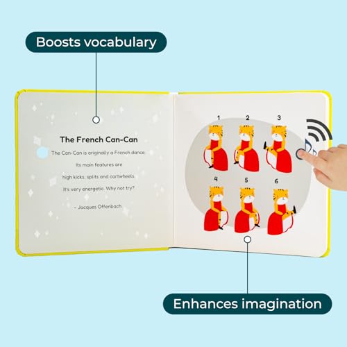 Cali's Books- Dance with Me to Classical Music - Press, Listen and Dance! Children's Classical Music Dance Book - Best Interactive Gift for Baby, Toddler, 1-4 Year Old Girl and Boy. Award Winner Book by Cali's Books