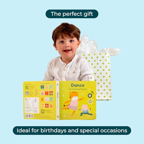 Cali's Books- Dance with Me to Classical Music - Press, Listen and Dance! Children's Classical Music Dance Book - Best Interactive Gift for Baby, Toddler, 1-4 Year Old Girl and Boy. Award Winner Book by Cali's Books