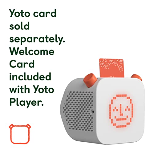 Yoto Player â Kids Audio & Music Player | Childrenâs Speaker Plays Audiobook Cards, Radio, Educational Activities & More | Includes Sleep Trainer, Clock & Night Light, All-in-One Storytelling Toy by Yoto Play