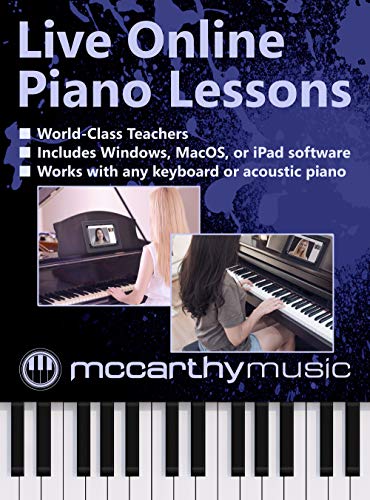Online Live Piano Lessons & Piano Practice Software [PC Online code] by McCarthy Music