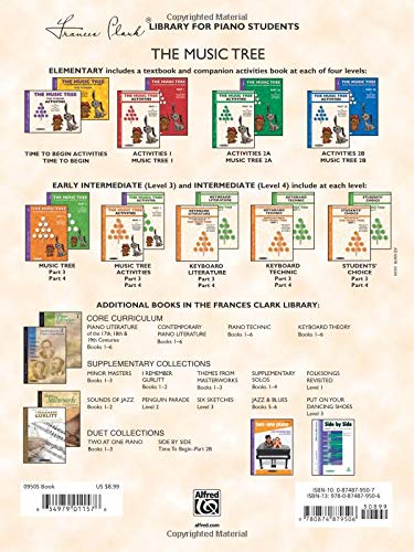 The Music Tree Activities Book: Part 1 (Music Tree (Summy))