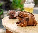 BSIRI 5" Wooden Frog Rasp - Musical instruments of Africa Frog Rasp Super Guiro Percussion Frog Wood Block Instrument of Frog Noise Maker Cool Music Gifts Ideas Fun Instruments for Adults and Kids