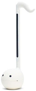 Otamatone Japanese Electronic Musical Instrument Portable Music Synthesizer from Japan by Maywa Denki Studio Award Winning, Educational Fun Gift for Children, Teens & Adults - White