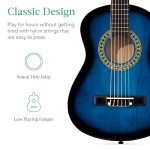 Best Choice Products 30in Kids Acoustic Guitar Beginner Starter Kit with Strap, Case, Strings - Blueburst