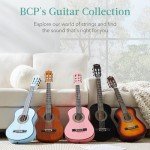 Best Choice Products 30in Kids Acoustic Guitar Beginner Starter Kit with Strap, Case, Strings - Blueburst