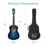 Best Choice Products 30in Kids Acoustic Guitar Beginner Starter Kit with Strap, Case, Strings - Blueburst