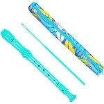 Descant Soprano Recorder Music Recorder Instrument for Kids Flute Kids Recorder with Cleaning Rod + Case Bag…