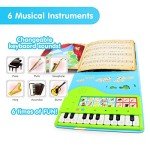 BEST LEARNING My First Piano Book - Educational Musical Toy for Toddlers Kids Ages 3-5 Years - Ideal 3, 4 Year Old Boy or Girl Birthday Present