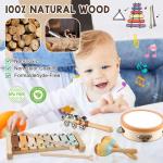 LOOIKOOS Montessori Musical Instruments Set for Toddlers