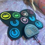 Upgraded 9-Pad Electronic Drum Set with Headphones, Speaker, Drumsticks & Pedals - Holiday Gift for Kids