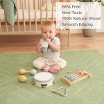 Fun Musical Instruments for Toddlers - The Perfect Wooden Instruments for Little Ones to Explore Sounds Through Play - Great Montessori Toy Gift for Babies, Toddlers 1-3, and Kids - Incl. Xylophone