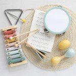 Fun Musical Instruments for Toddlers - The Perfect Wooden Instruments for Little Ones to Explore Sounds Through Play - Great Montessori Toy Gift for Babies, Toddlers 1-3, and Kids - Incl. Xylophone