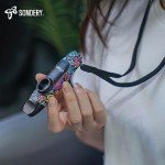Sondery Professional Kazoo Wind Instrument with 5 Membranes, Lanyard and Pouch