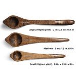 Heritage Musical Spoons Percussion Instrument, Handmade Canadian Maplewood, Natural Wood Folk Sound, Great Gift for All Ages With Any Music Experience, Medium, Old Fashioned