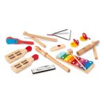 Melissa & Doug Deluxe Band Set With Wooden Musical Instruments and Storage Case